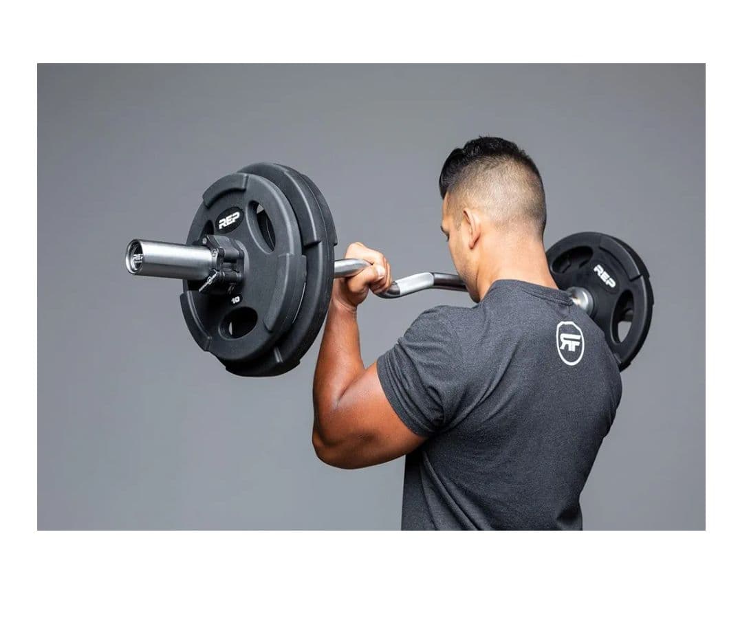 REP Fitness EZカールバー ステンレススチール 140