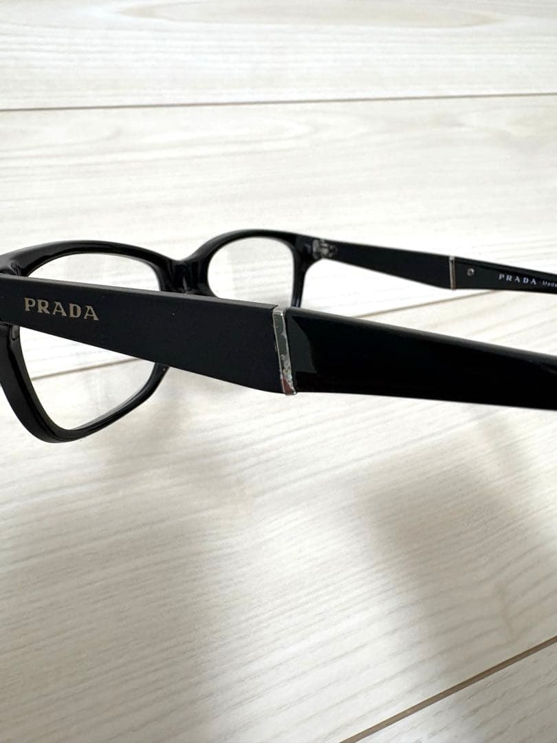 限定お値下げ中★プラダ　サングラス　眼鏡フレーム　UVレンズ　度なし　黒　定番