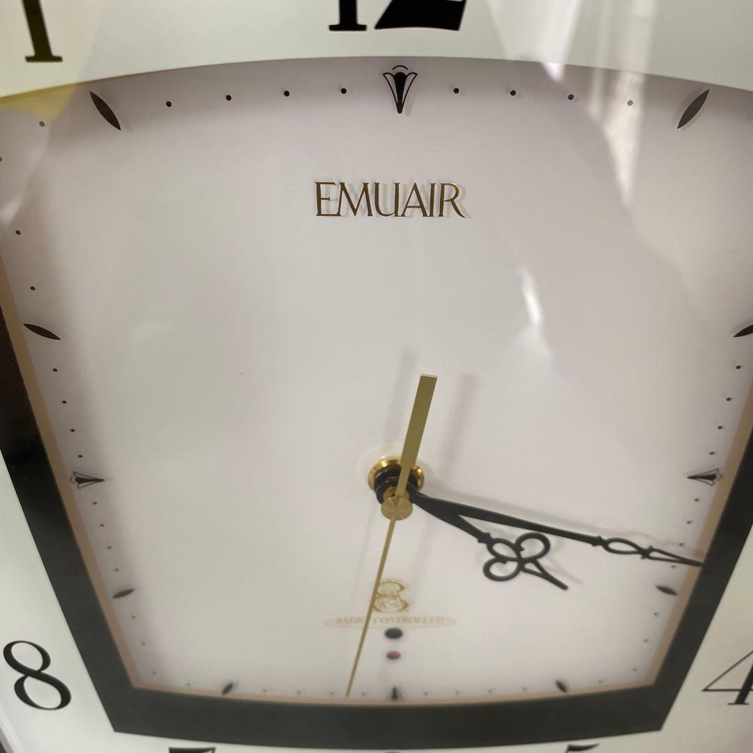 リズム電波時計 RHYTHM ステンドグラス EMUAIR 8MY482EN