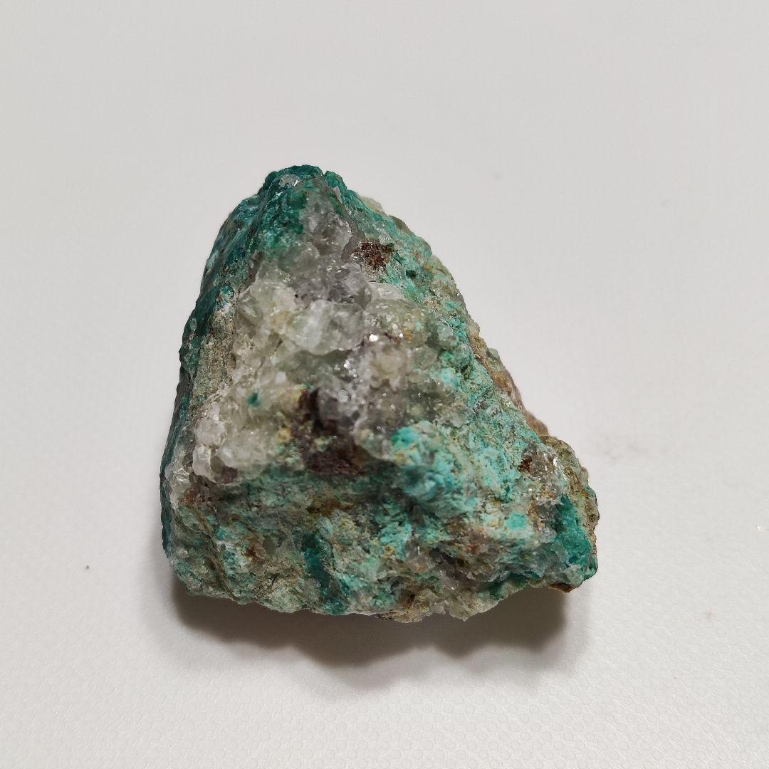 パワーストーン　天然石　クリソコラ　珪孔雀石　原石　37 g　No.55