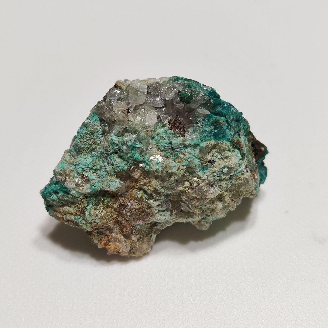 パワーストーン　天然石　クリソコラ　珪孔雀石　原石　37 g　No.55