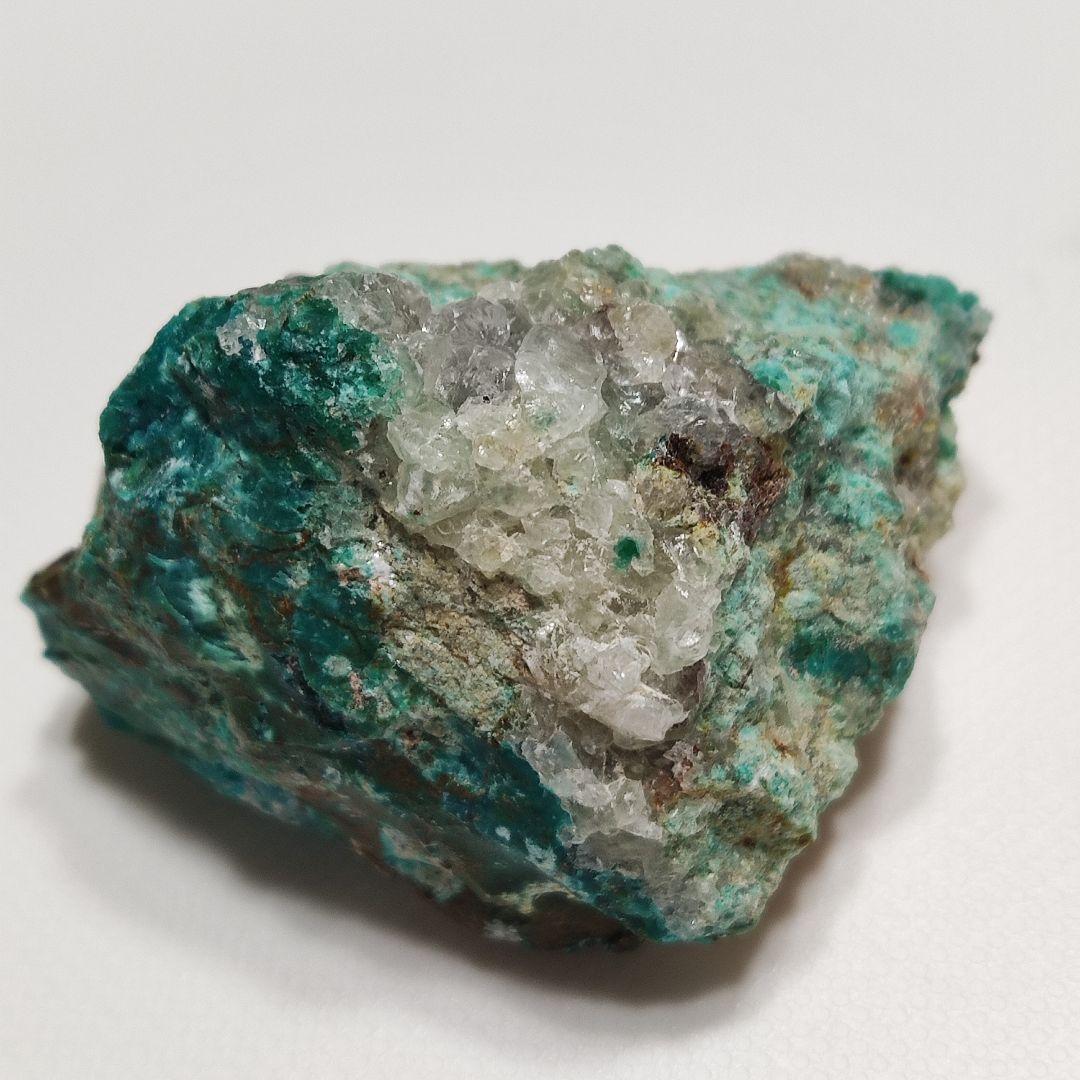 パワーストーン　天然石　クリソコラ　珪孔雀石　原石　37 g　No.55