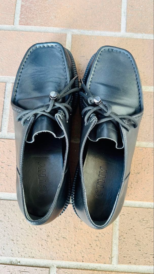 ちはる CTHY TIROLEAN LETHER DAD SHOES