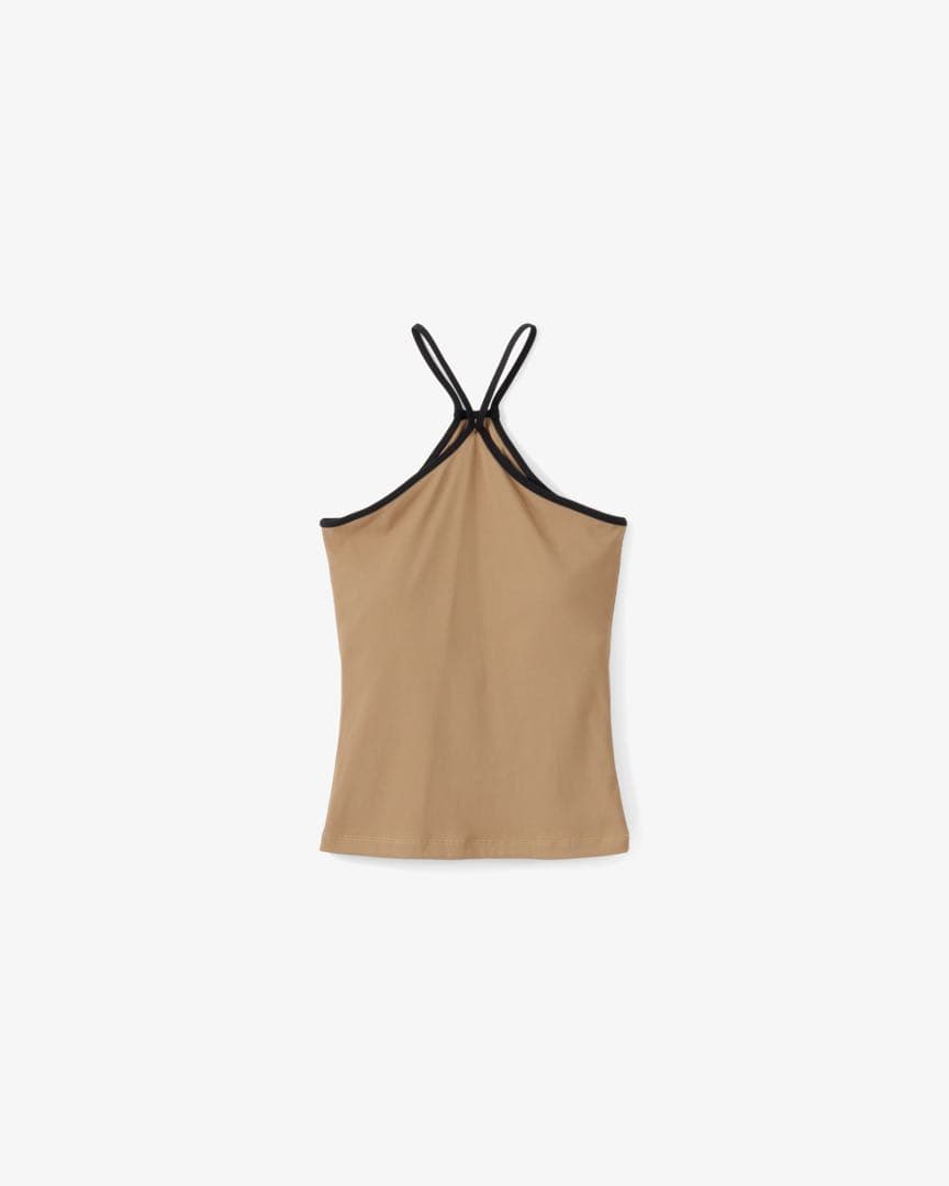 dawn DÅWN No.11 CUP IN LANG TOPS BEG×BLK
