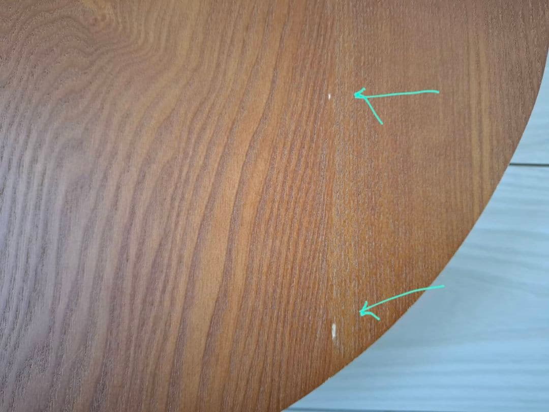 ローテーブル　センターテーブル　折りたたみ　安井家具　エッグ型