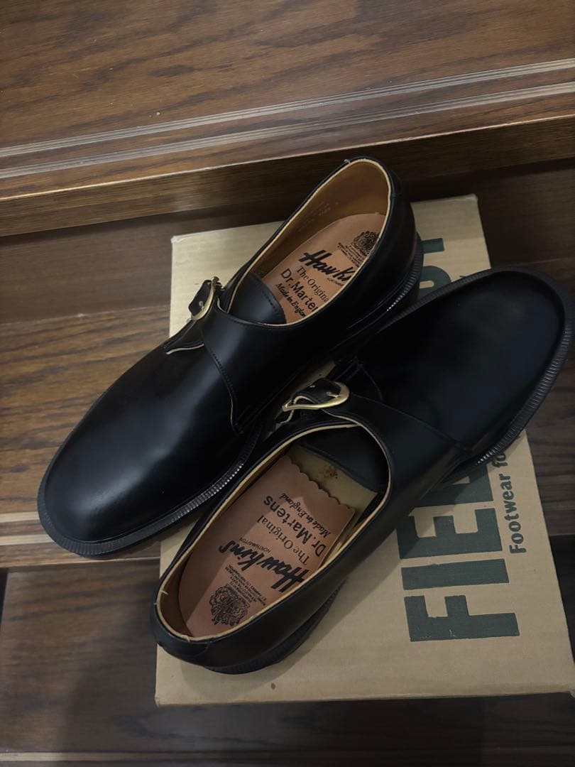 こ*け様 イギリス製Dr.Martin & Hawkins26.0モンクストラッ