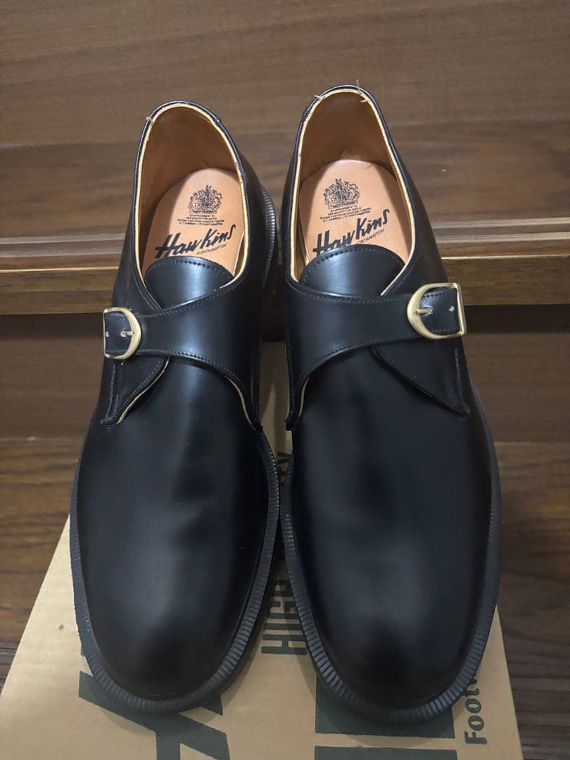 こ*け様 イギリス製Dr.Martin & Hawkins26.0モンクストラッ