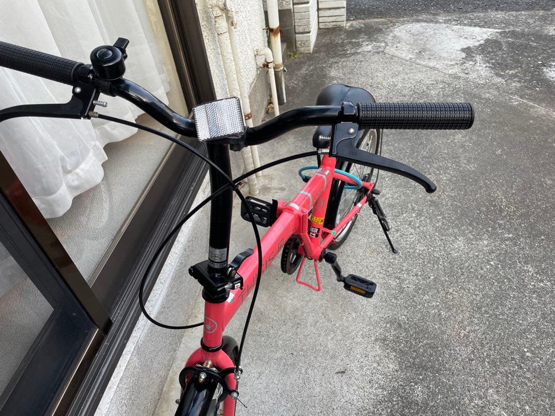 折りたたみ自転車 ピンク