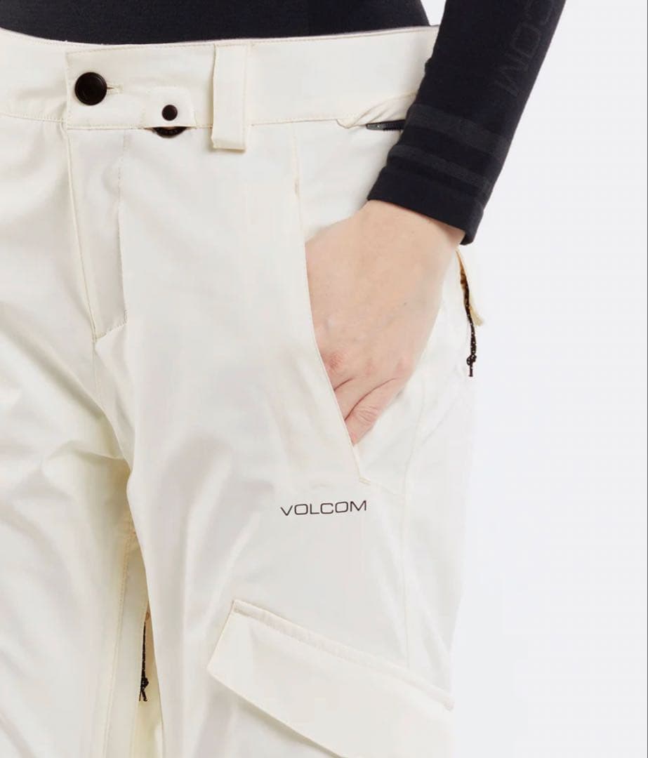 VOLCOM レディース スノーボード ウェア ゴアテックス アイボリー