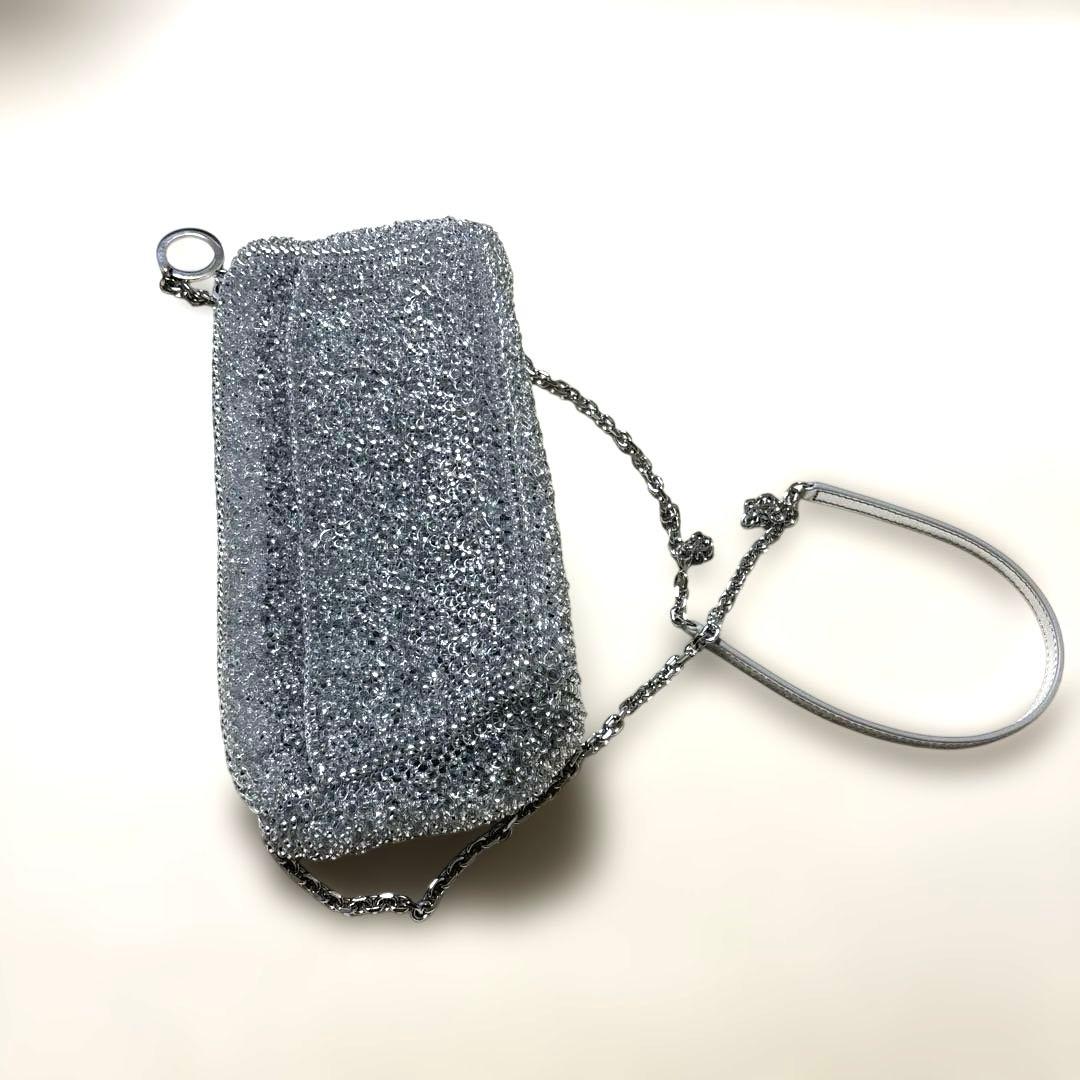 【2回使用】アンテプリマ　リナッシェレ　ショルダー(マチ付き) シルバー