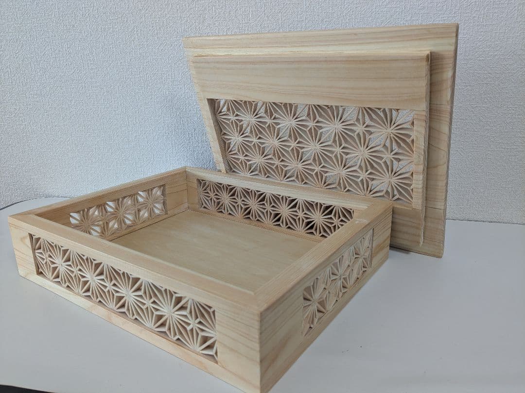 組子細工　小物入れ