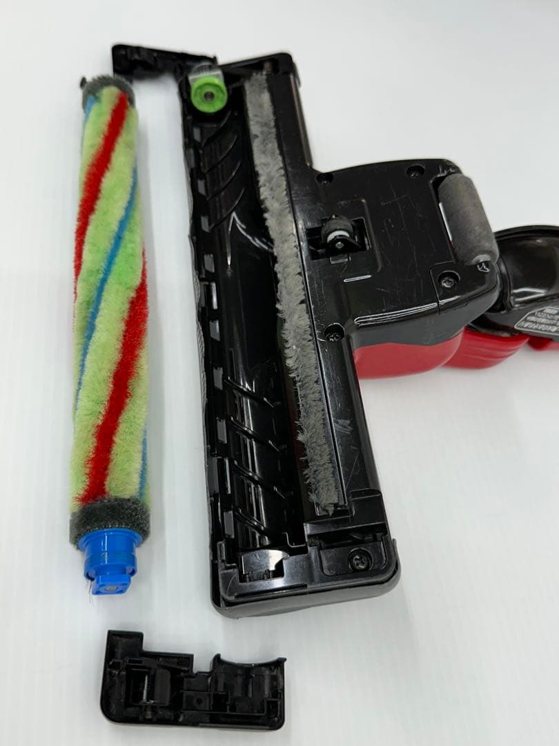 希少　赤レッド　動作保証品　日立　掃除機　綺麗　ヘッド　回転ブラシ　D-AP37