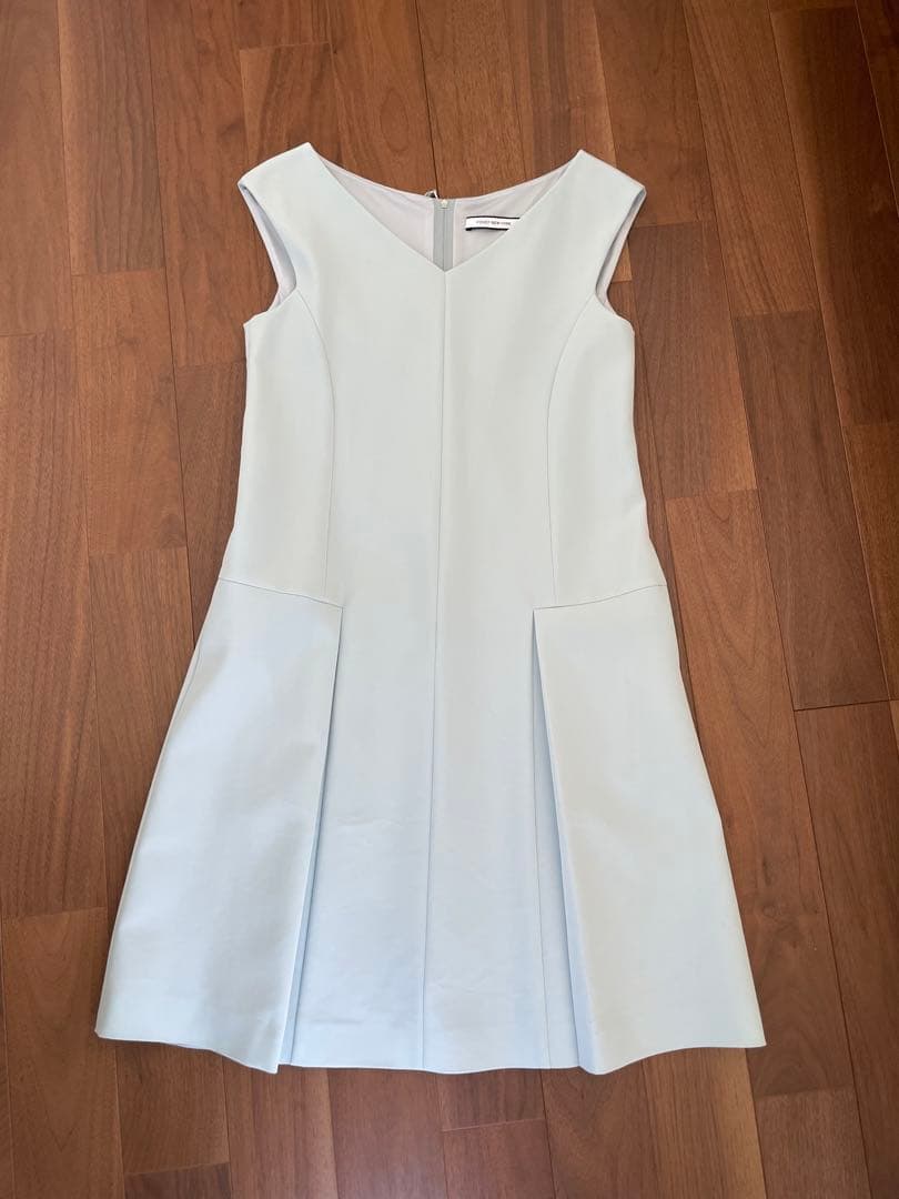 美品 FOXEY NEWYORK ワンピース 40 ソフィーブルー