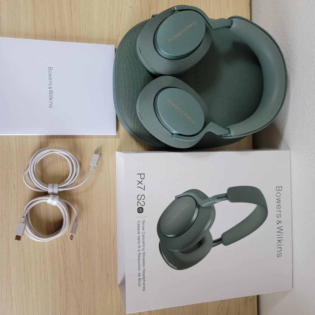 【ほぼ新品】Bowers & Wilkins Px7 S2e グリーン