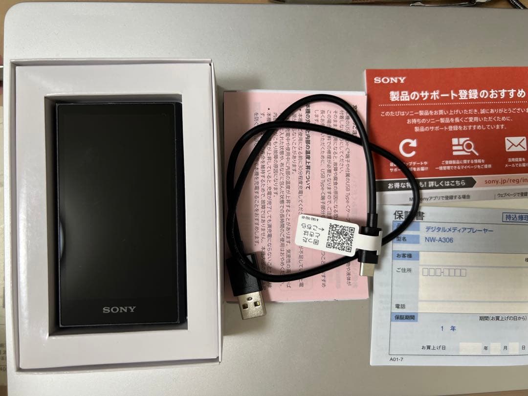 SONY NW-A306 32GB サムスン製256GBsdカード付き