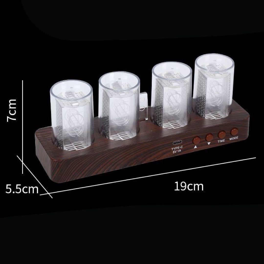 シュタインズゲート スタイル 発光管時計 クロック