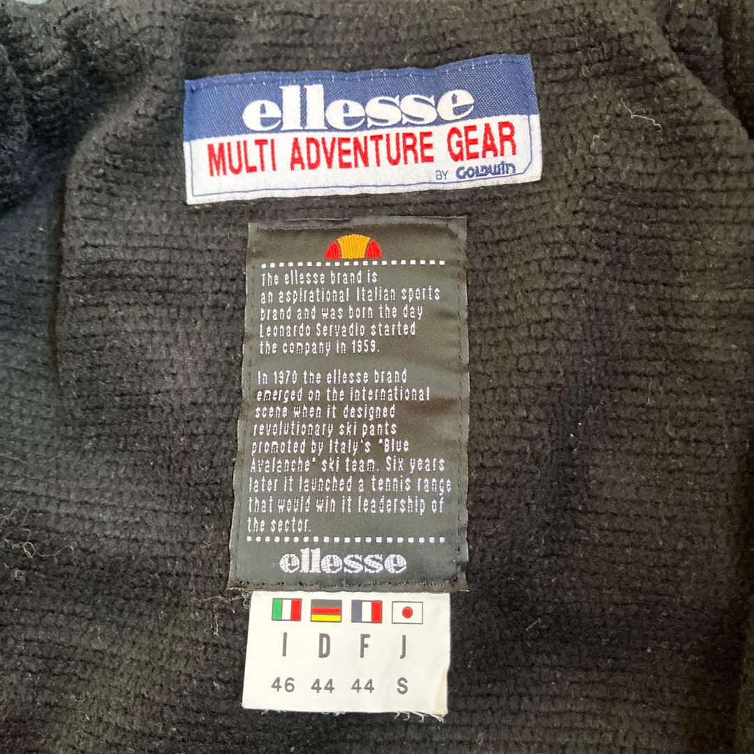美品ellesse スキースノーボードウェア上下セットSサイズ　手袋付き