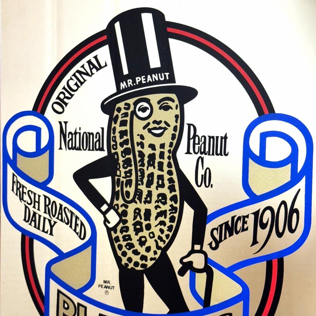 MR PEANUT ミスターピーナッツ ビンテージ 壁掛け パブミラー 鏡