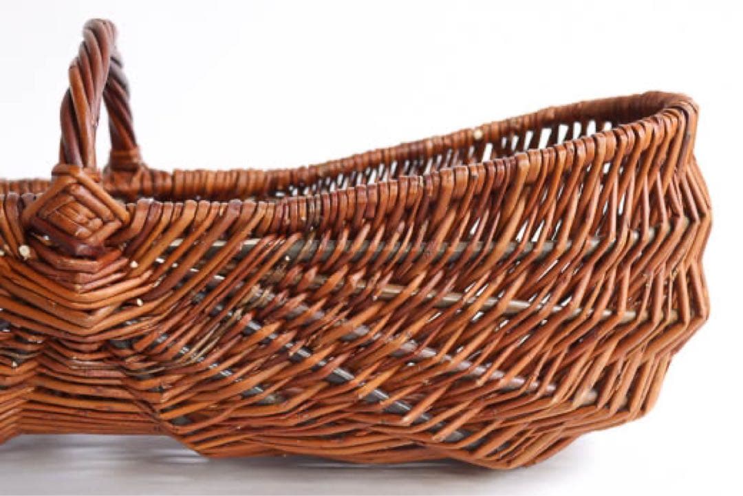 ひ*じ様 カゴアミドリ　特大❣️　フランスペリゴールバスケットとポストカード