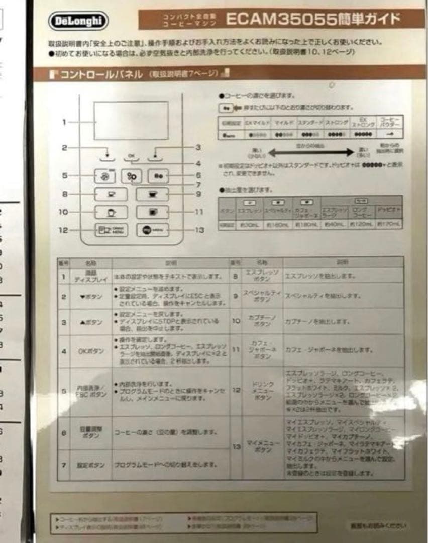 デロンギ ディナミカ全自動コーヒーマシン ECAM35055B 厨房機器 業務用