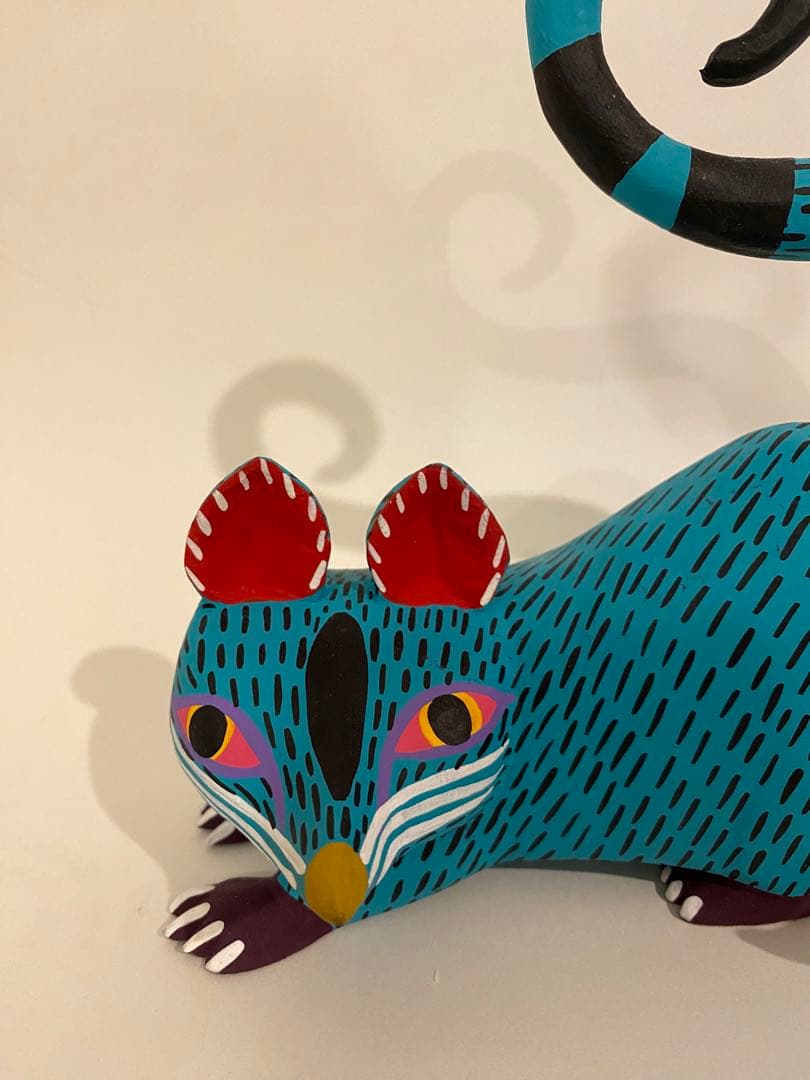 メキシコ　クラフトアート　メキシカン工芸品 木彫り人形