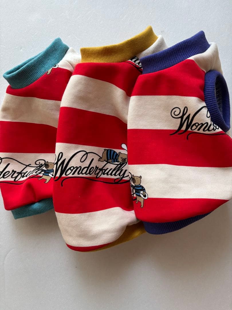 くま柄　大きめ　ミニ裏毛