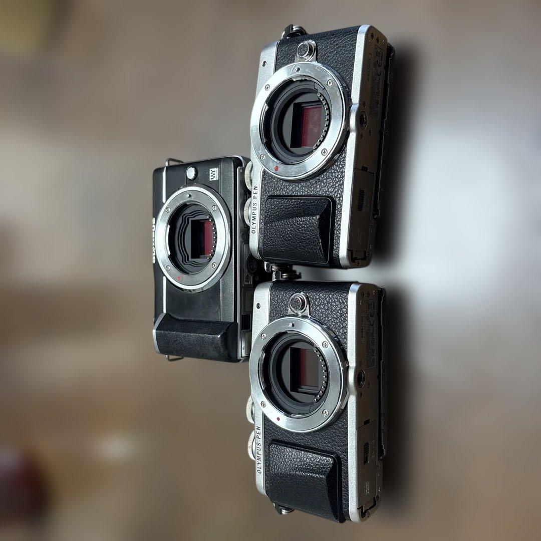 Olympus PEN 3台まとめて売ります。