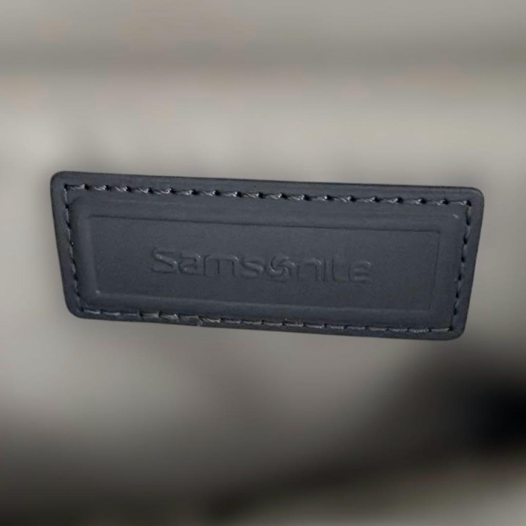 サムソナイト ネイビー ハーフムーン ショルダーバッグ 新品タグ付