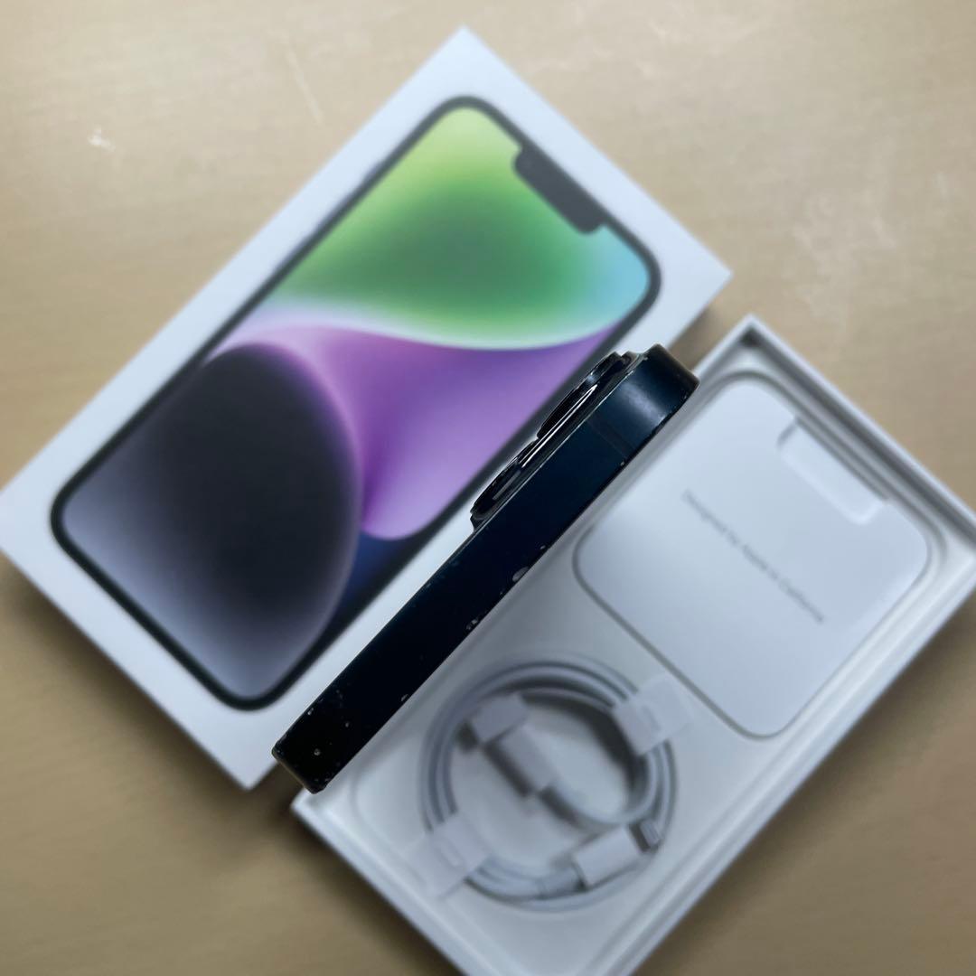 iPhone14 128GB SIMフリー　割れなし　バッテリー最大容量85%