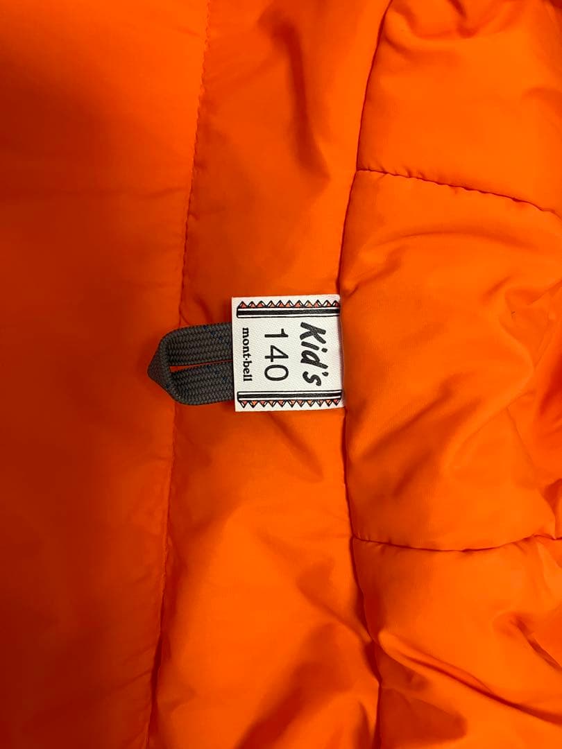 モンベル　キッズスキーウェアセット 140サイズ ネイビー/オフホワイト