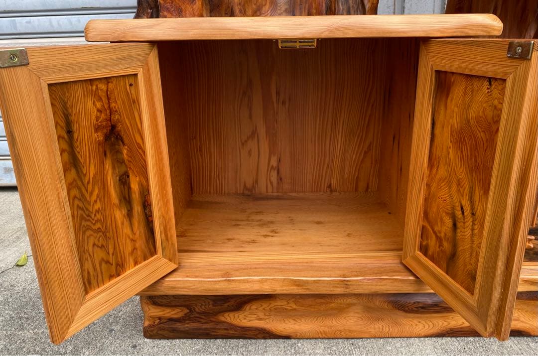 希少⭐︎世界遺産⭐︎屋久杉　飾り棚　収納棚　和家具　茶棚　天然木　幅約90cm