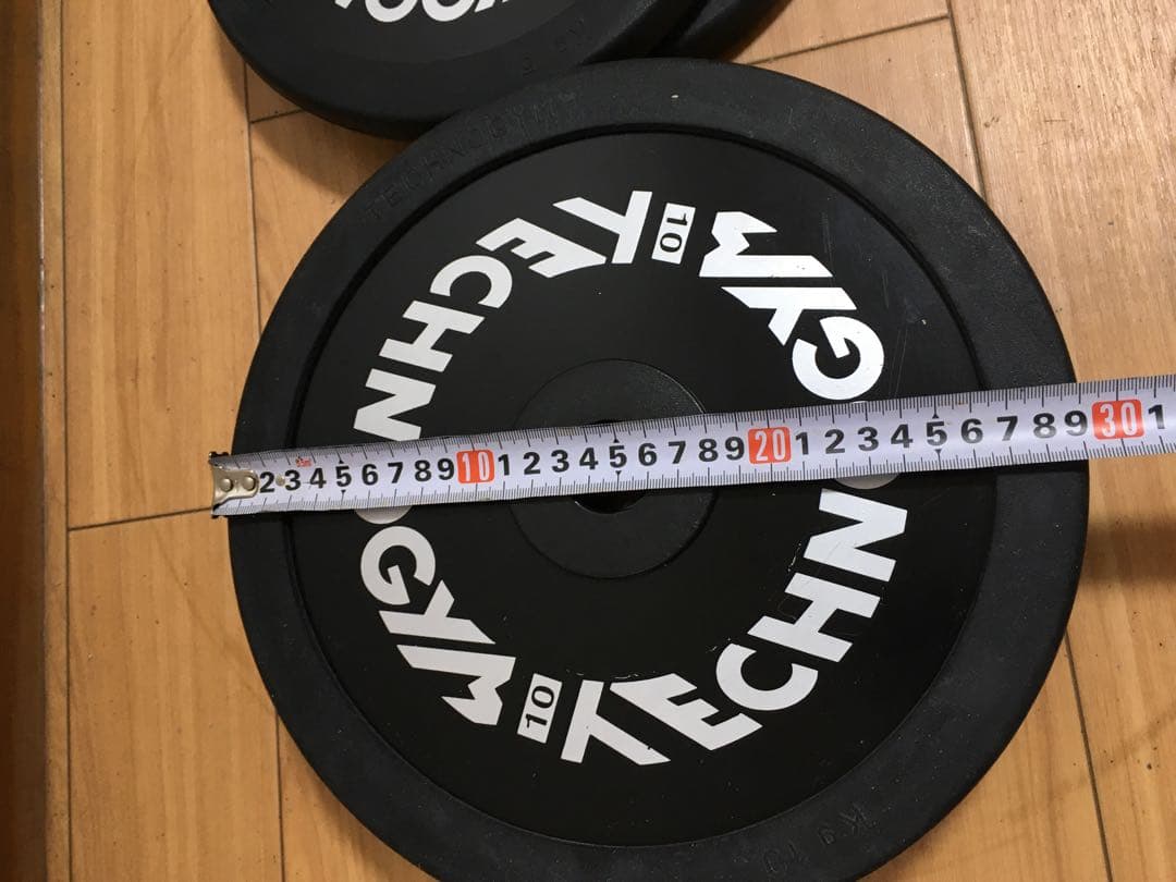 TECHNOGYMバンパープレート穴径／Φ28mm 計42.5kg