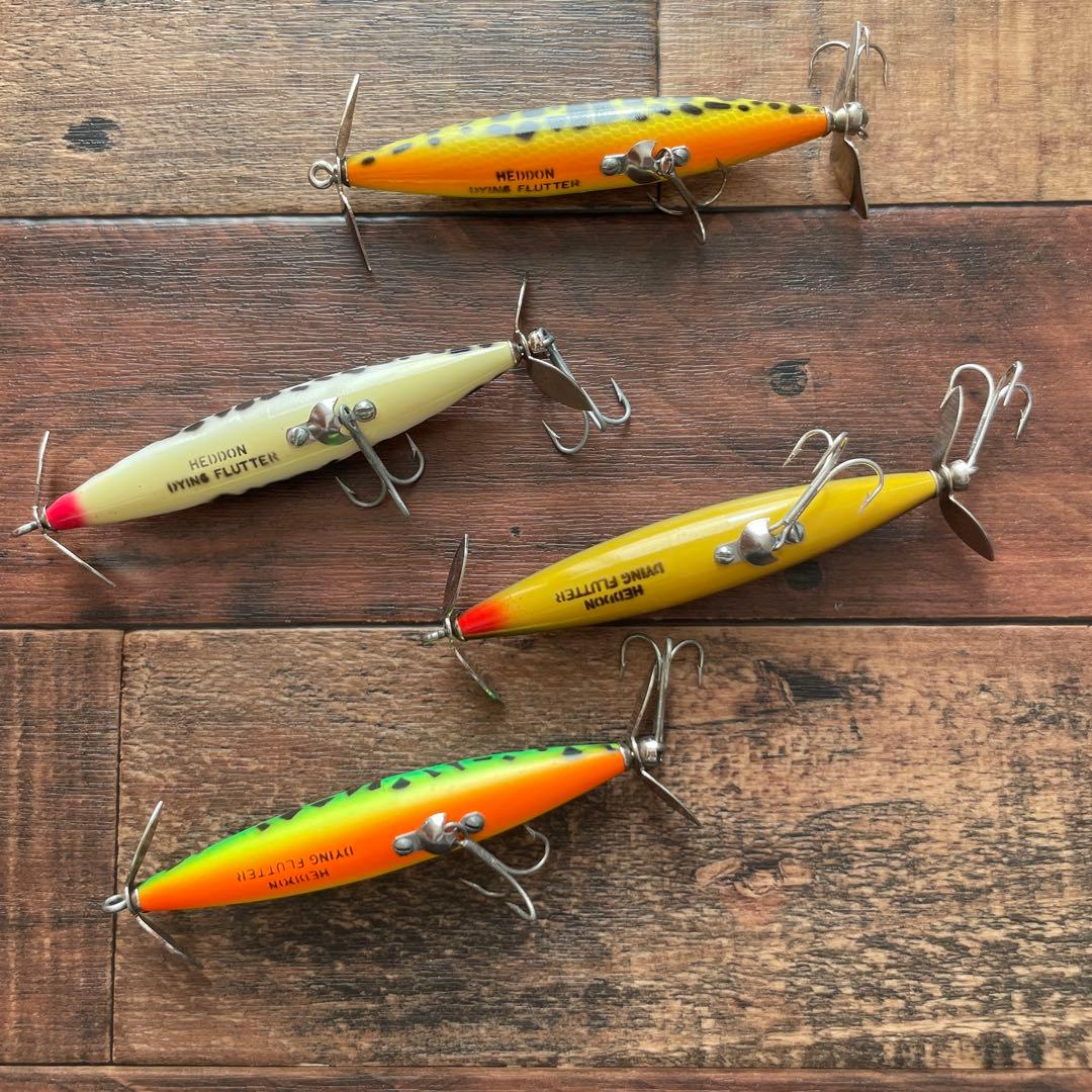 ヘドン　ダイイングフラッター　4個セット　heedon