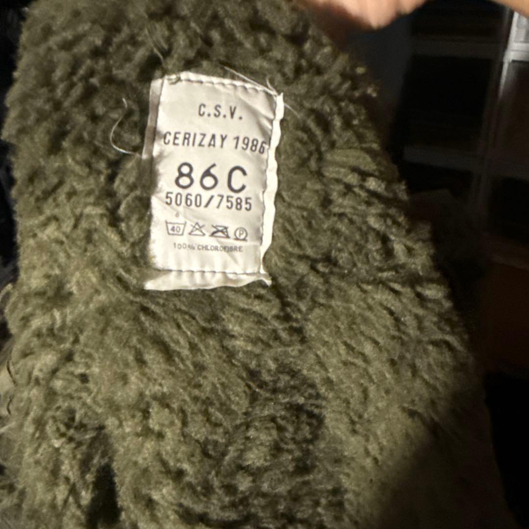 フランス軍　M64ミリタリーコート フード&ライナー付き 86C