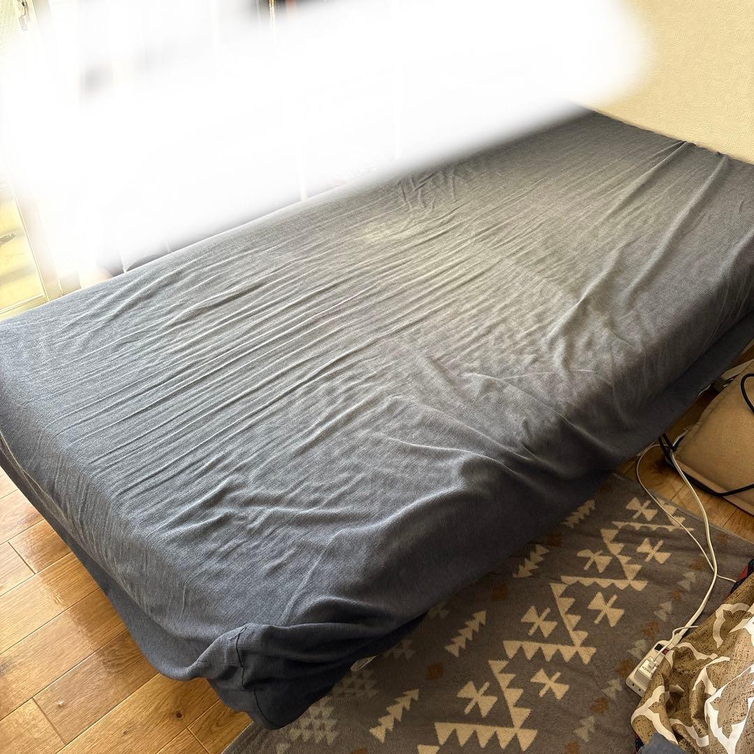 シングルベッド 収納ボックス付き｜ベッドフレーム｜省スペース