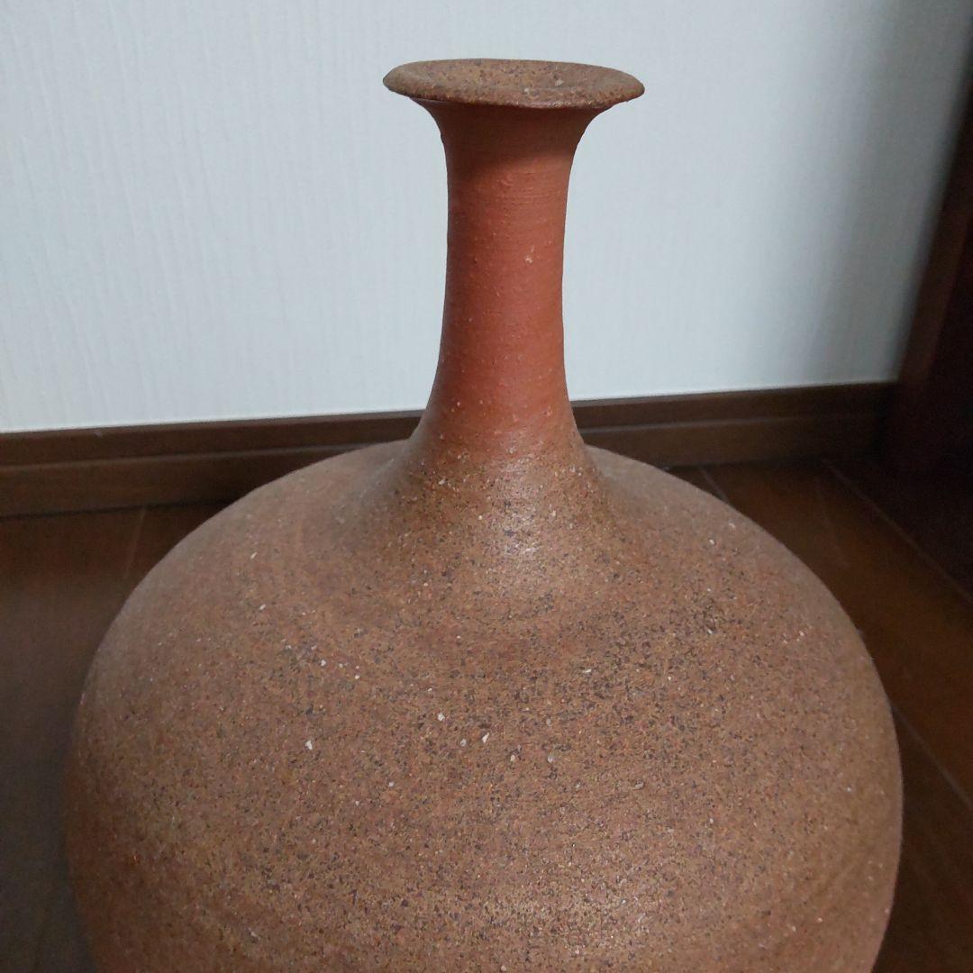 鶴くび大蕪　4　備前焼