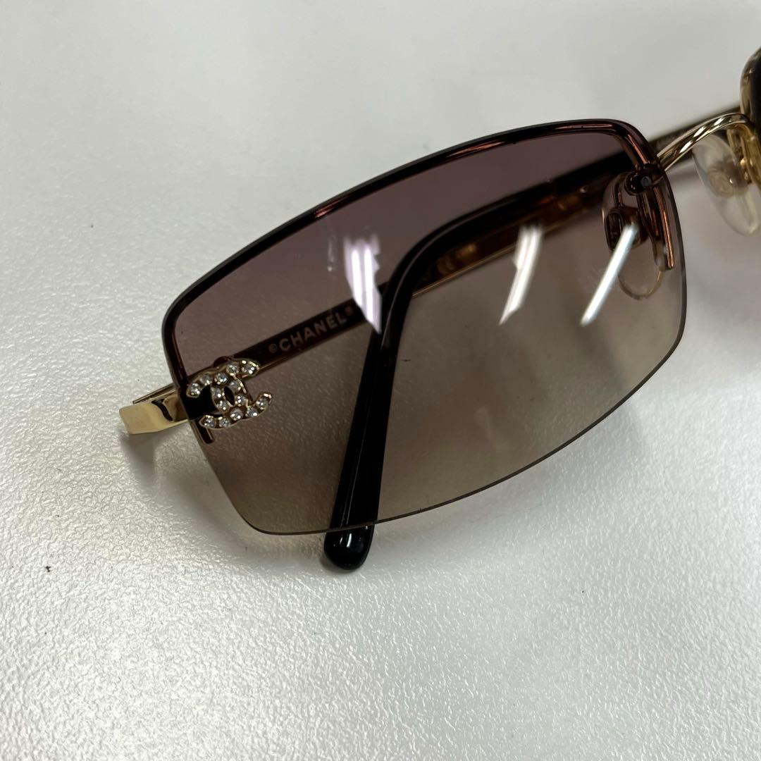 CHANEL サングラス ココマーク ラインストーン 4093-B