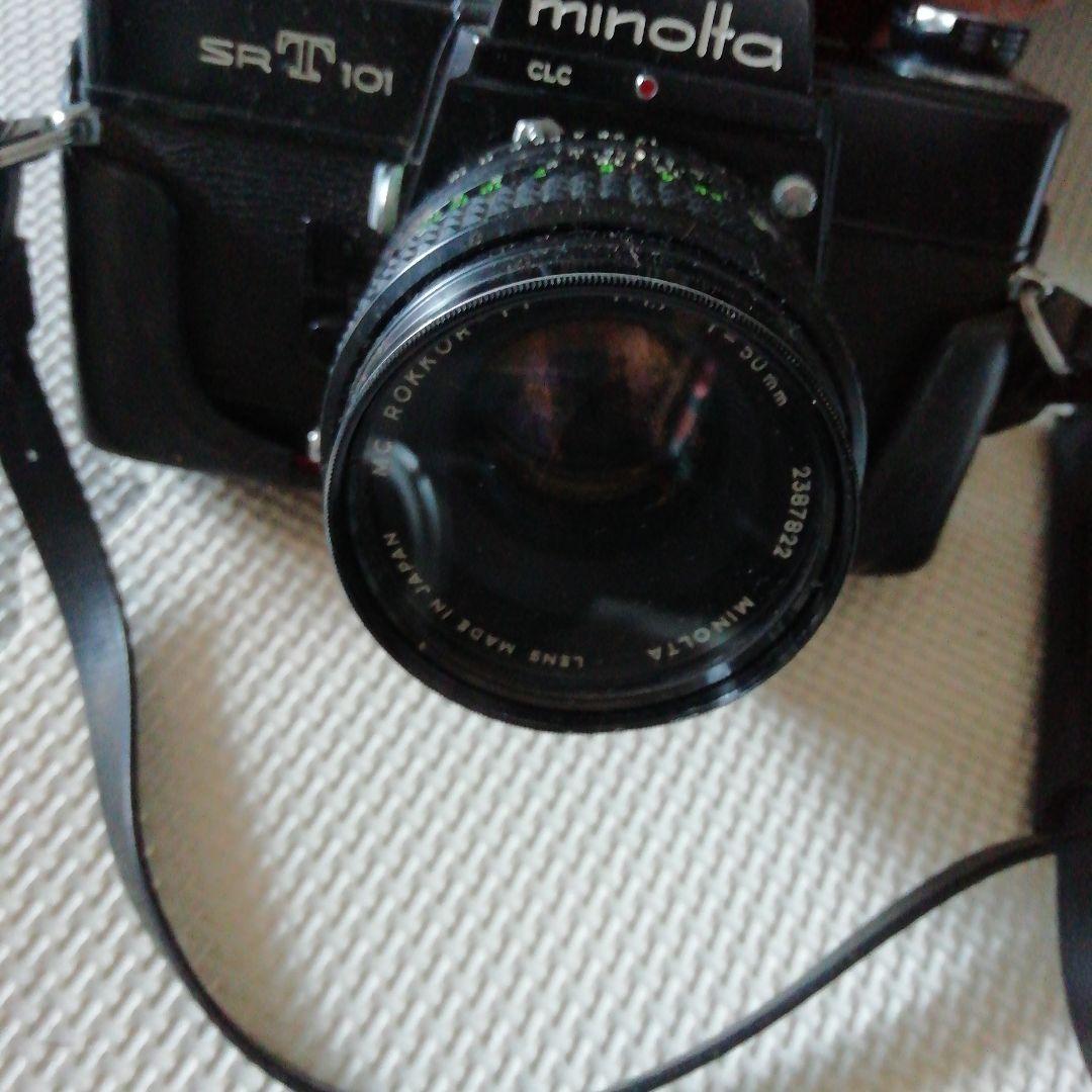 コニカミノルタ　古いカメラ　ケースあり