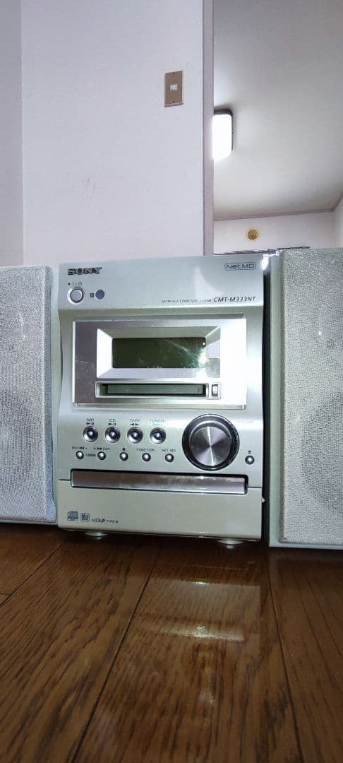 SONY CMT-M333NT　MDコンポ　オーディオ　カセットデッキ　CD