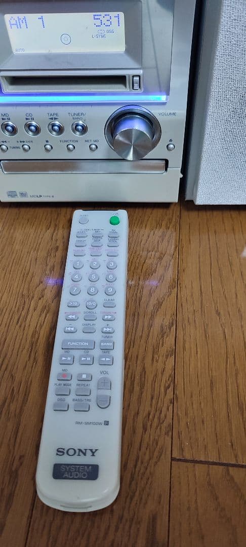 SONY CMT-M333NT　MDコンポ　オーディオ　カセットデッキ　CD