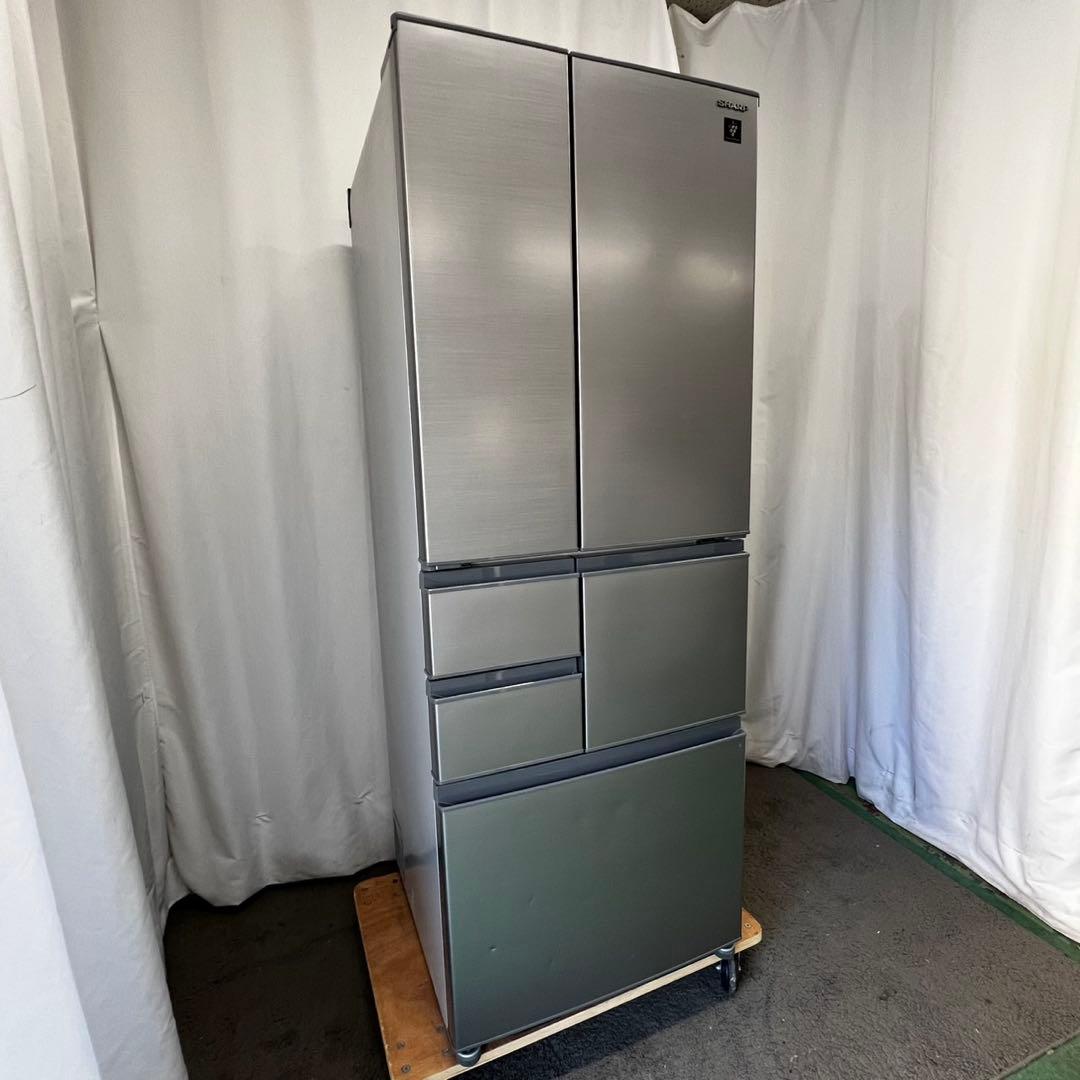 ★133　冷蔵庫　シャープ　500ℓ　大型　シルバー　安い　中古　設置無料