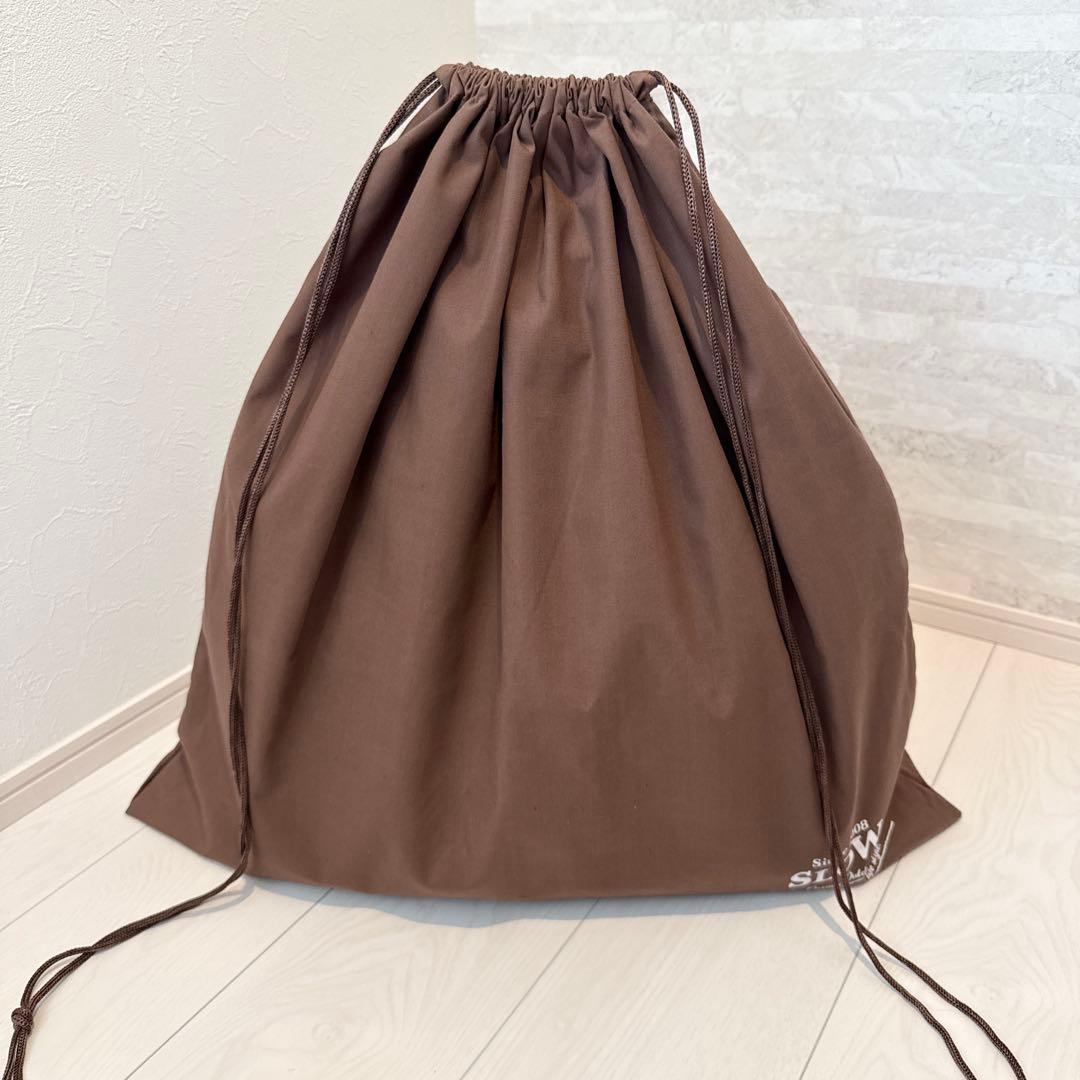 SLOW　TRADITIONAL コットンサージ/ラウンドブリーフケース