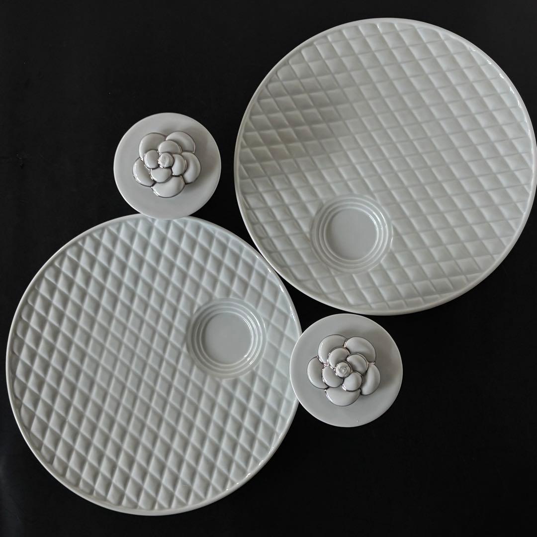 キルティングプレート ＆　カメリア　アミューズカップL 2セット