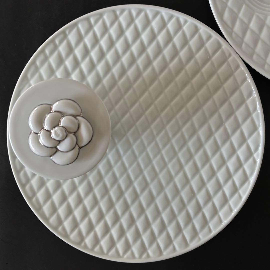 キルティングプレート ＆　カメリア　アミューズカップL 2セット