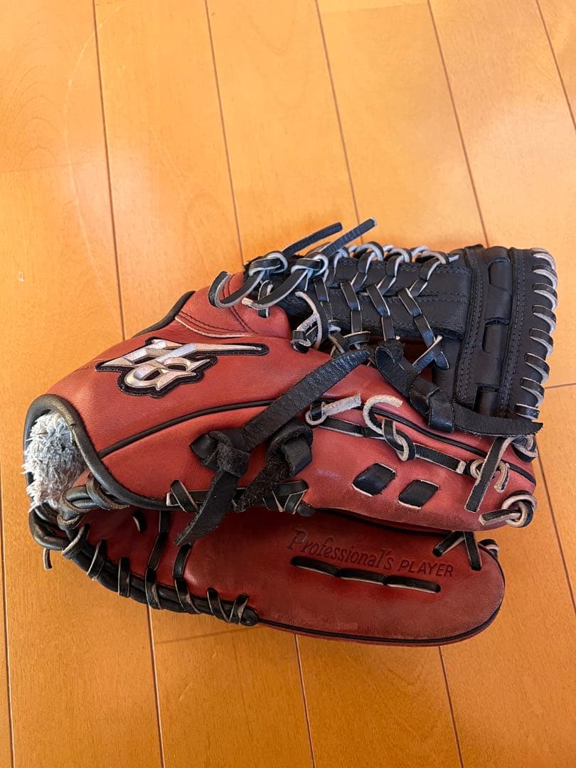 ハイゴールド 軟式グローブ 己極 ブラウン×ブラック 三塁・オールラウンド用