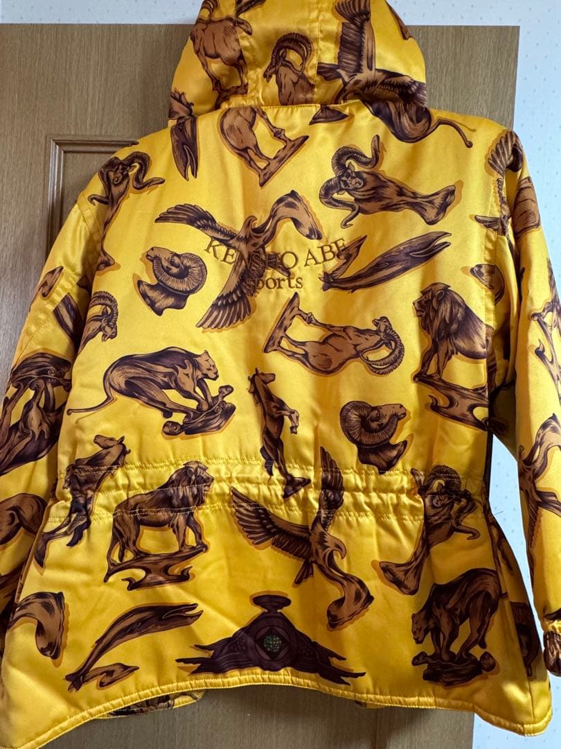 ⭐︎希少　KENSHO ABE スキーウェア　動物プリントジャケット&パンツ