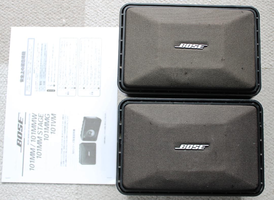 中古☆Bose ボーズ101MM　2本　動作確認済