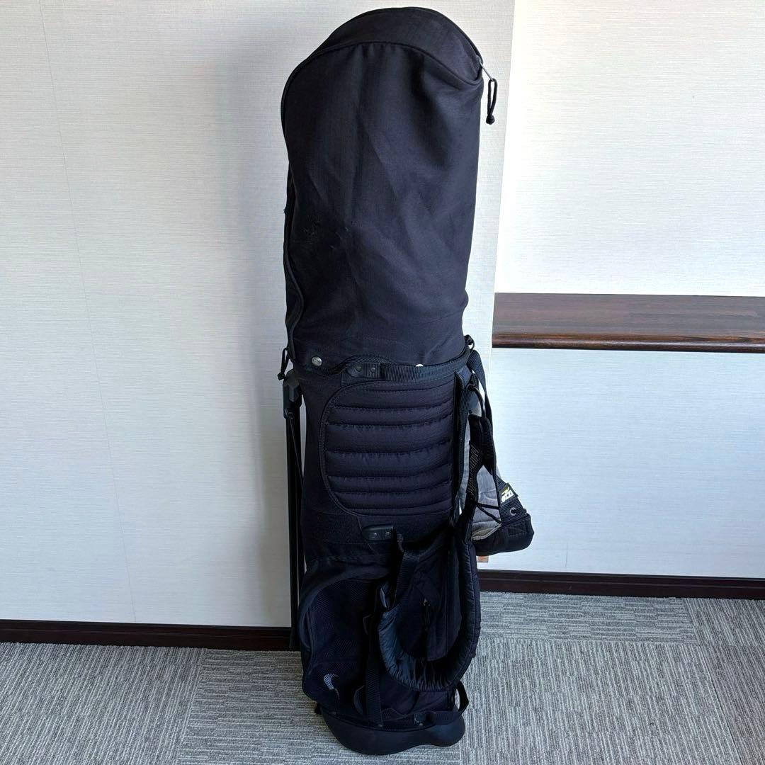 ナイキ ゴルフ キャディバッグ 軽量 スタンド式 自立 ブラック 8.5 5分割