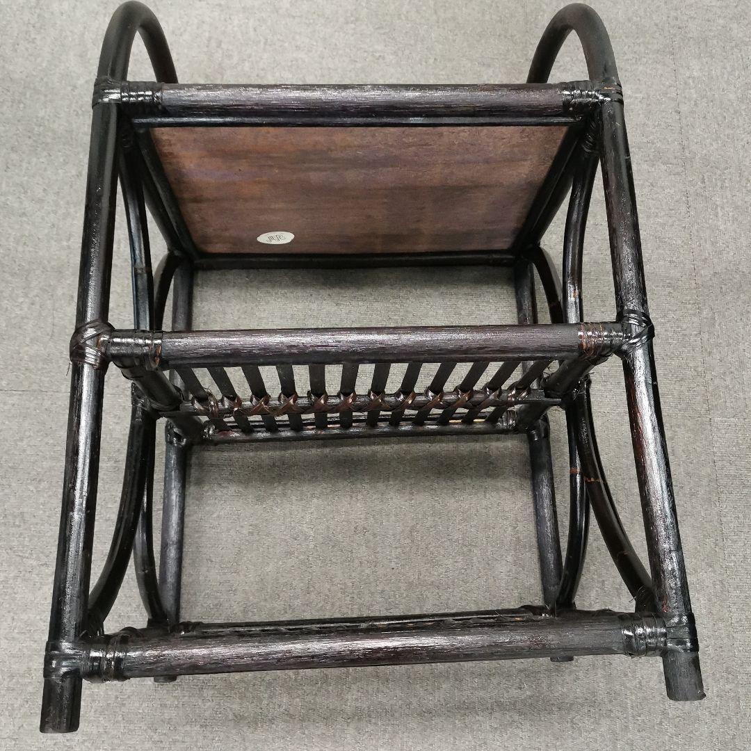 レトロ★ラタン製★3段ラック★1985年MFC記念品S賞★小物置き場に最適