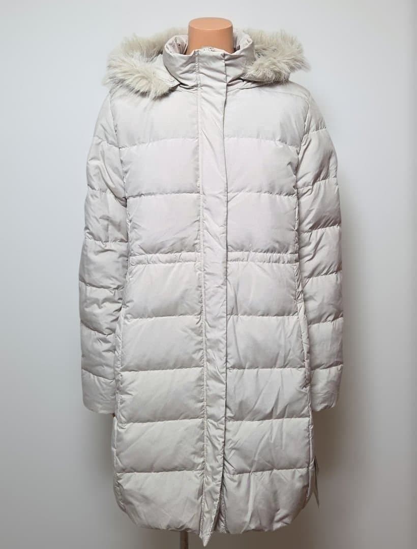 【新品】軽量ダウンワンタッチケープ付き マタニティコート サイズ M おまけ付き